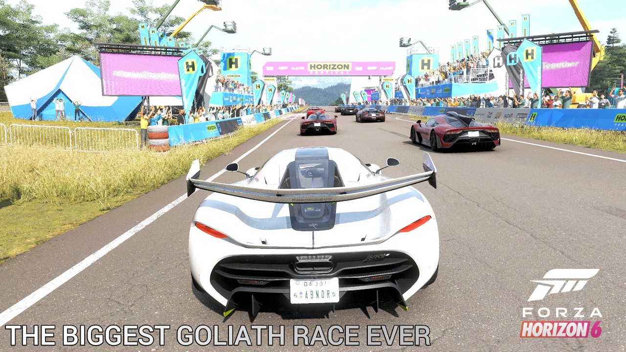 Forza Horizon 6 | THE BIGGEST GOLIATH RACE EVER with Koenigsegg Jesko! 🔥 Insane Graphics 4K RT