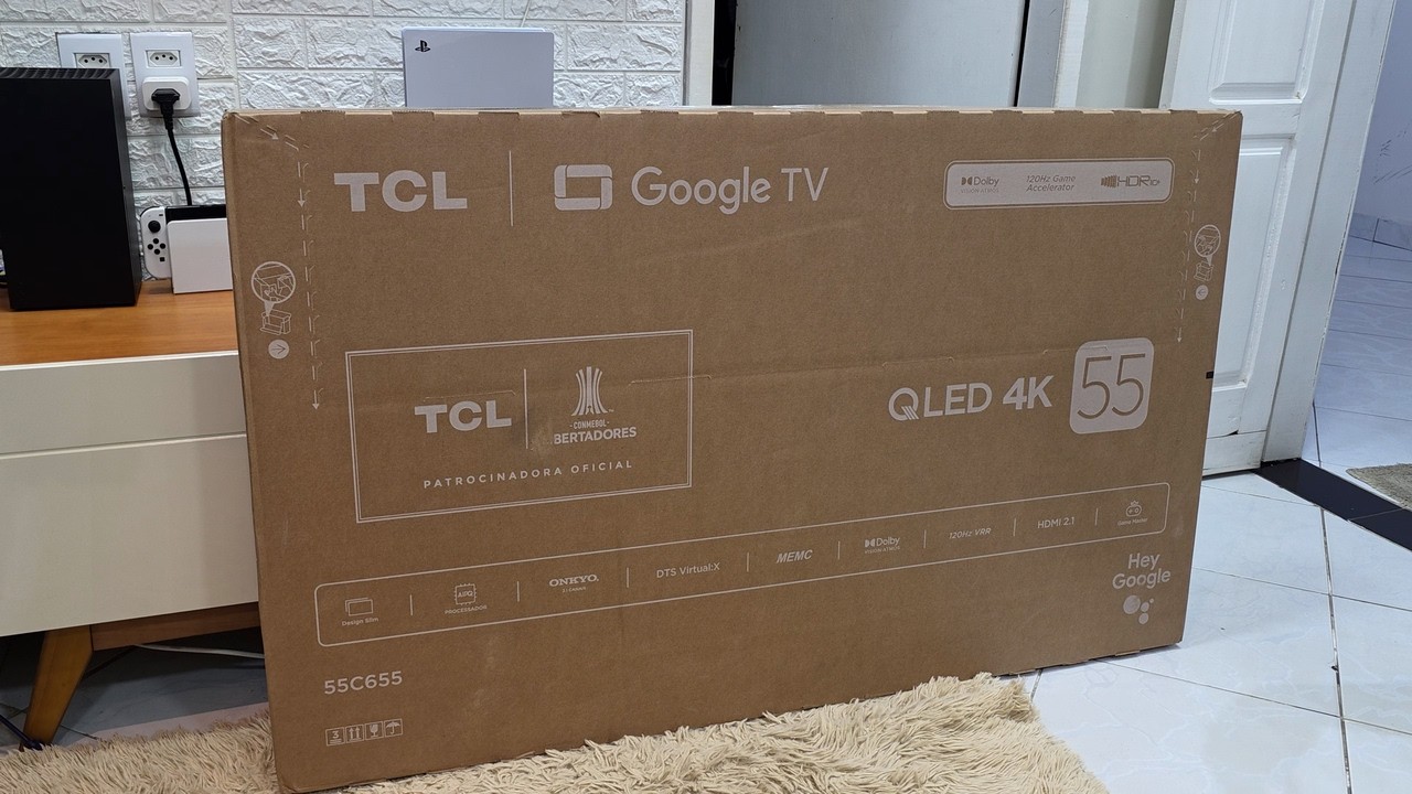 SMART TV 55 TCL C655 QLED | Unboxing e Impressões