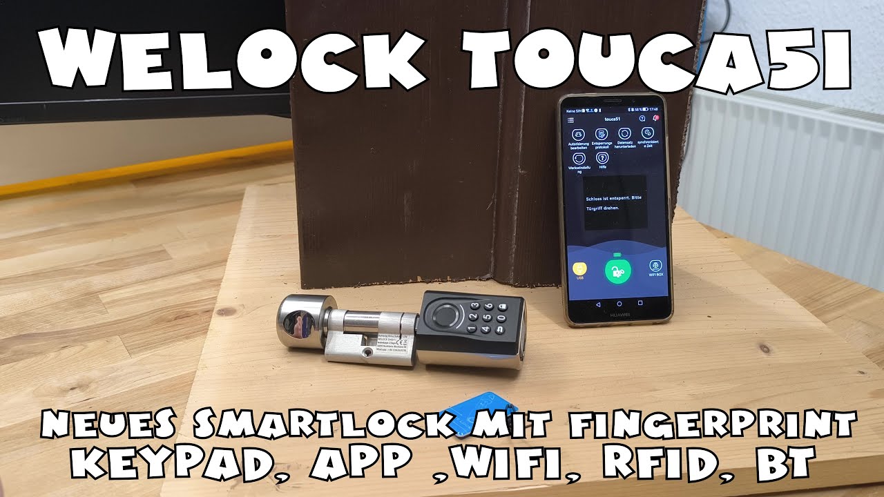 WELOCK Smart Lock Cylinder ToucA51 Fingerprint + Keypad