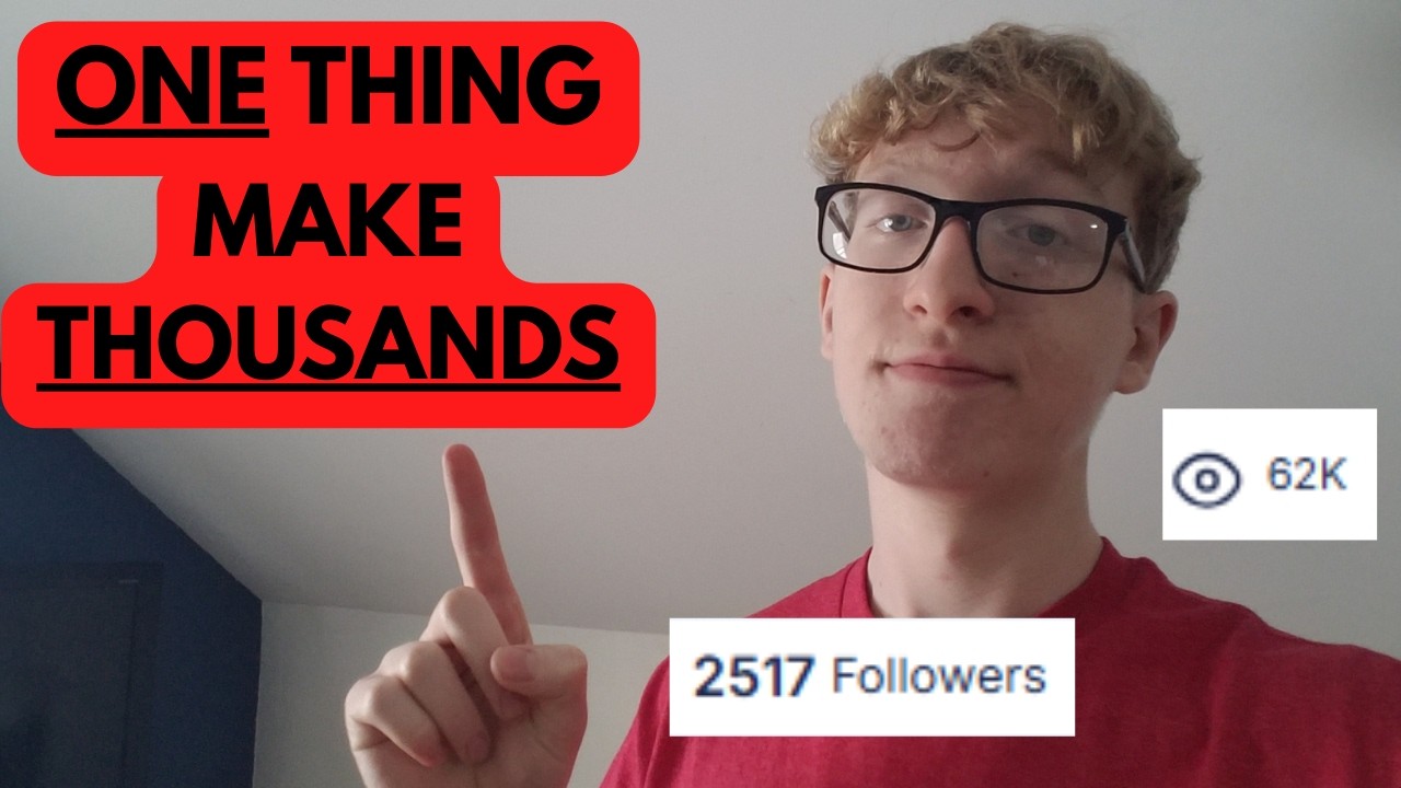 The ONE THING You Need To Make Thousands FAST