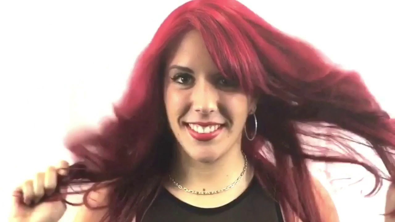 Coloration cheveux rouge intense