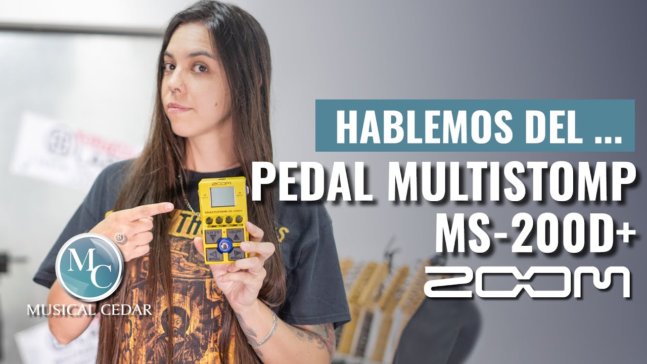 Hablemos del pedal Zoom MS-200d+ Multistomp con Lina Berm&uacute;dez