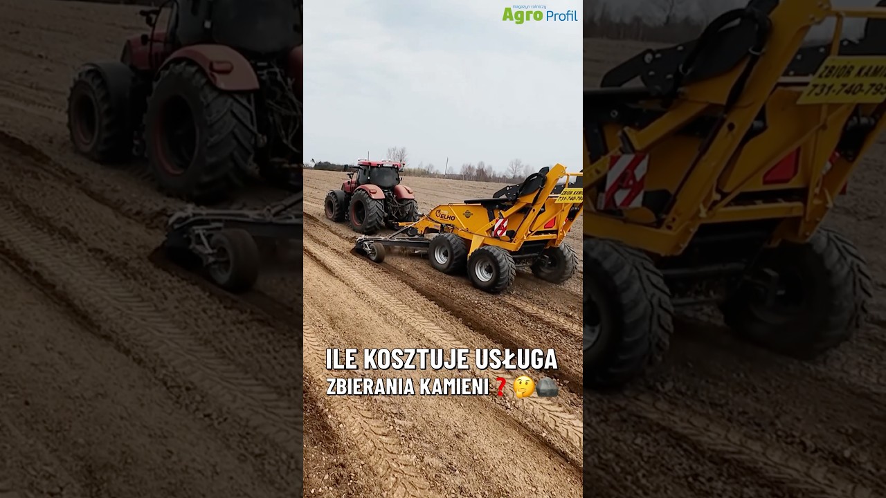 Ile trzeba zapłacić za usługę mechanicznego zbioru kamieni?