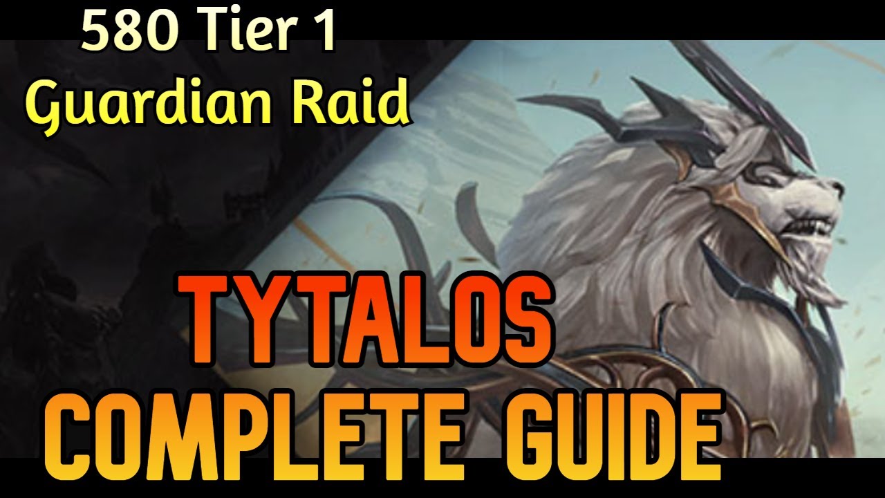 Tytalos COMPLETE Guide - Tier 1 580 Guardian Raid Lost Ark