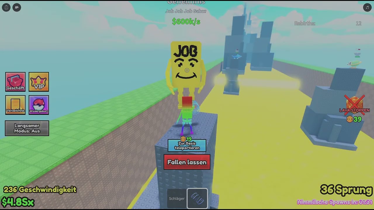 Roblox Rette die brainrot von der Lava
