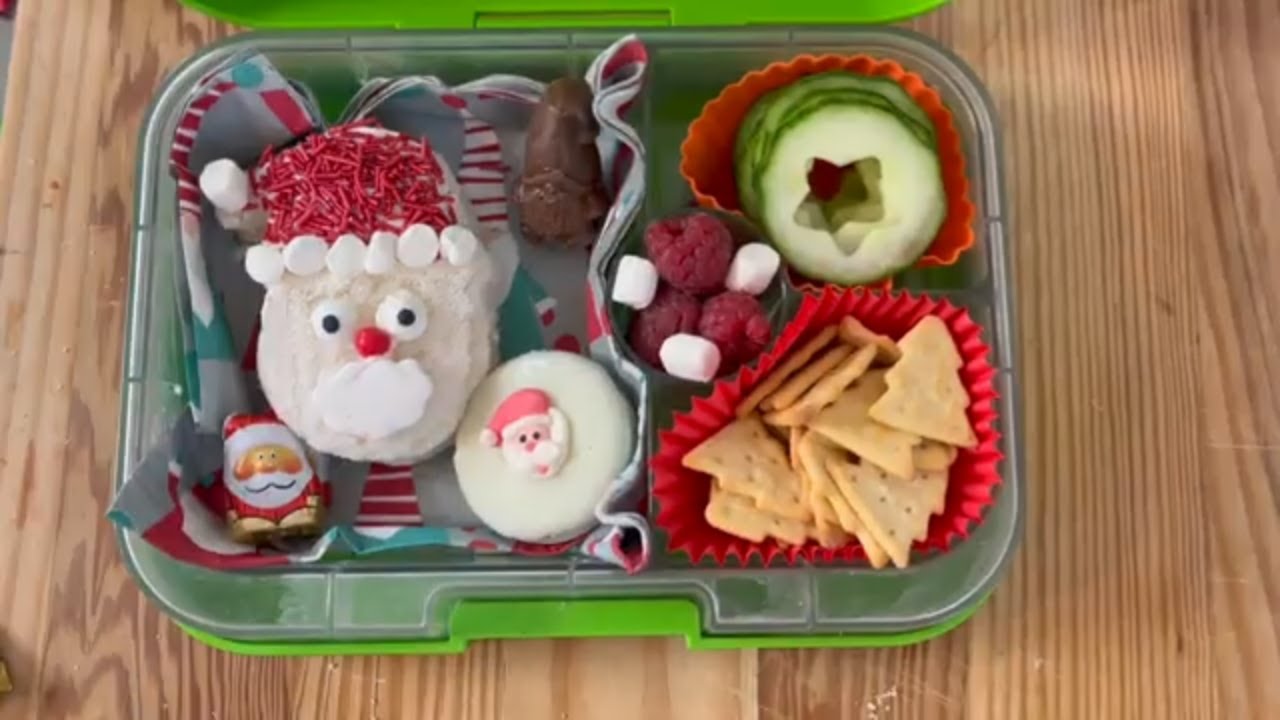 SANTA FUN Festive Christmas lunch box idea | Lunchbox World
