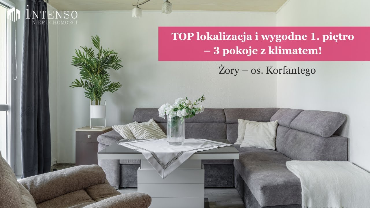 3-pokojowe mieszkanie z balkonem i piwnicą | Żory, os. Korfantego | 1 piętro!