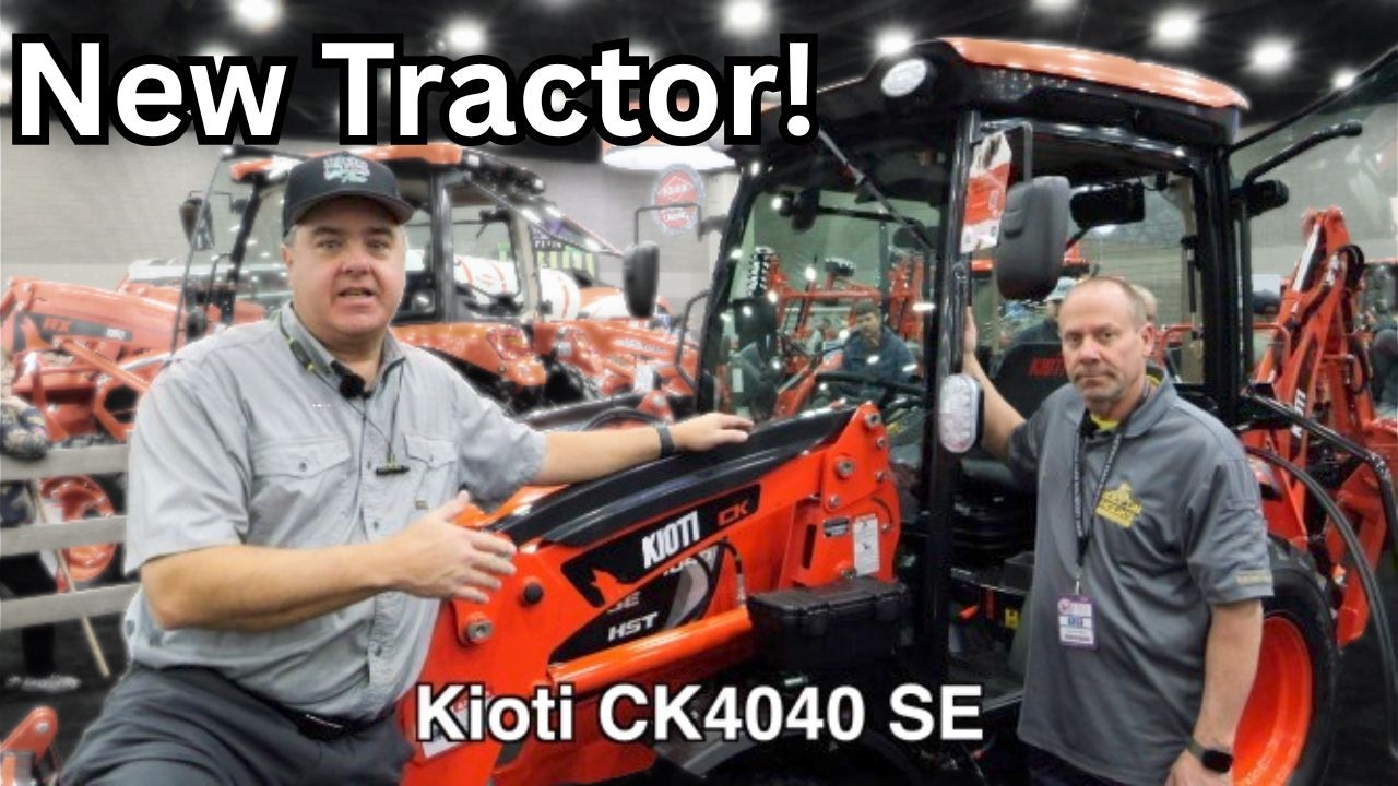 Feature Rich Value Price KIOTI CK4040 SE, A/C Cab and Backhoe!