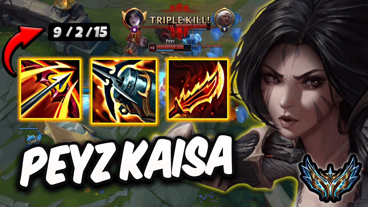 Kaisa vs Yunara ADC ( T1 Peyz ) Korea Challenger 2083 LP | Patch 26.3