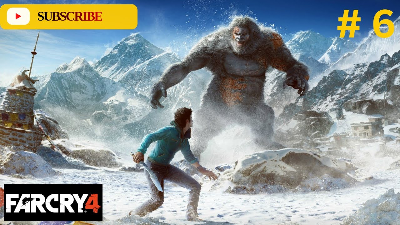 Face to Face With YETIS 😱 | Catching the Plane | Far Cry 4 Gameplay #6..#farcry4 