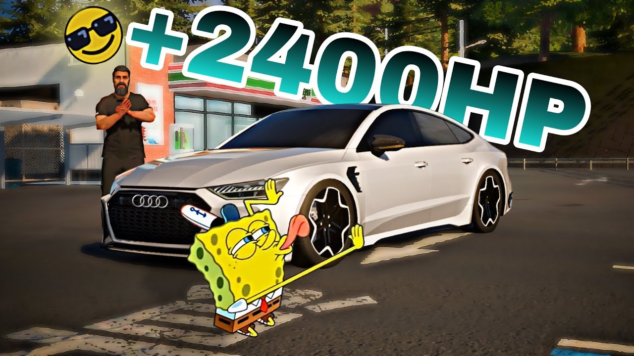 How to make a +2400HP Audi Rs7 Sportback in Car Parking Multiplayer 2  | CPM2