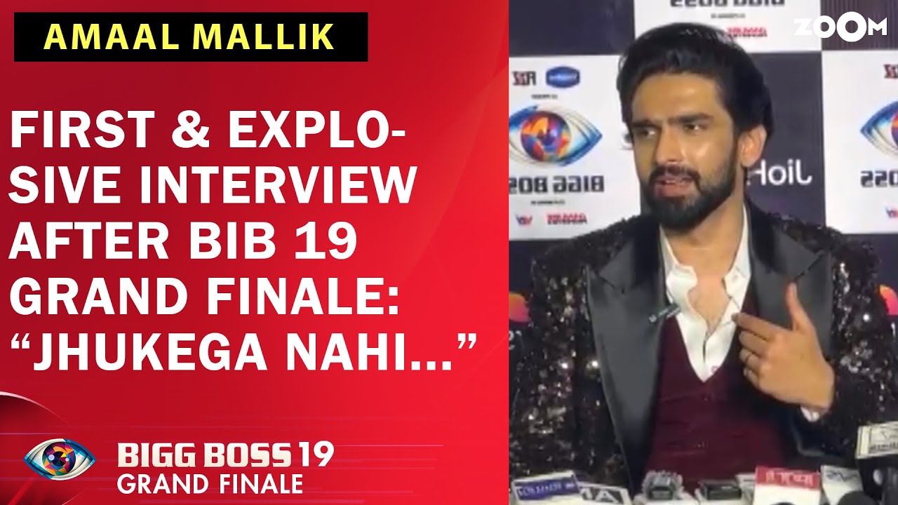 Bigg Boss 19 Amaal Mallik's FIRST & EXPLOSIVE interview after finale on Gaurav Khanna | Full Video