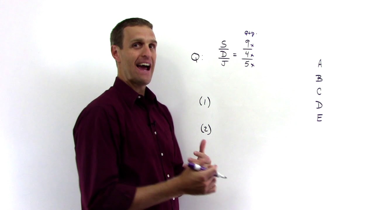 GMAT Ratios - GMAT Official Guide 2020 DS #424