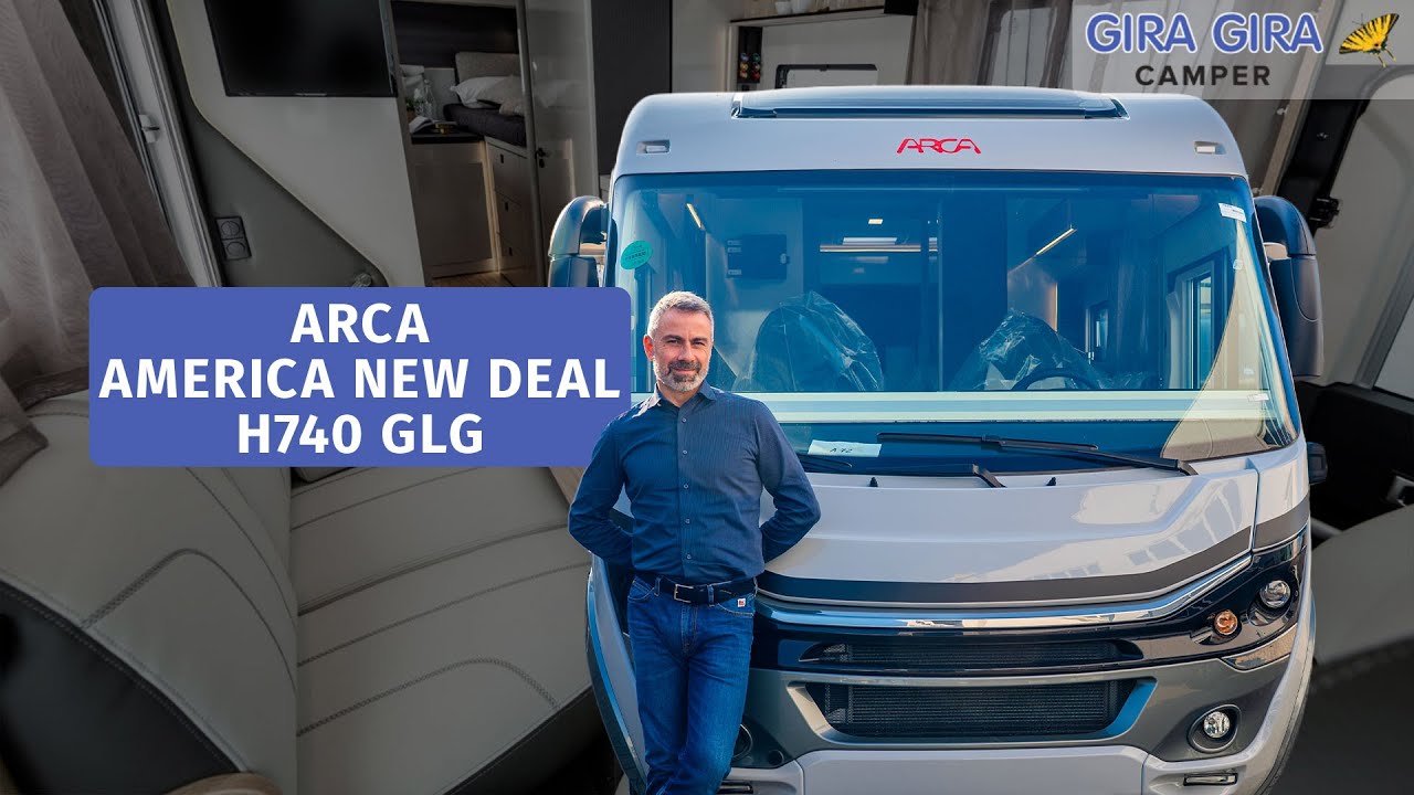 🚐 Arca America New Deal H 740 GLG | Motorhome 2026 7,40 m con doppio pavimento (tour completo)
