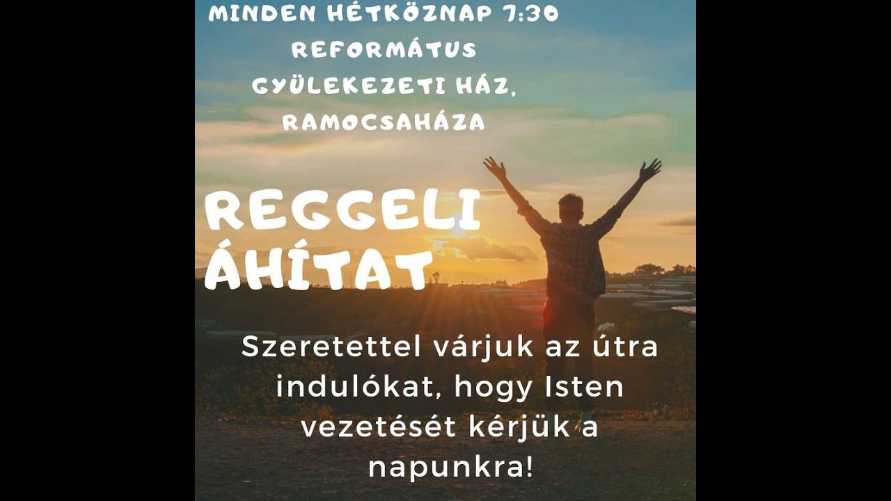 Reggeli áhítat 2026. február 24.