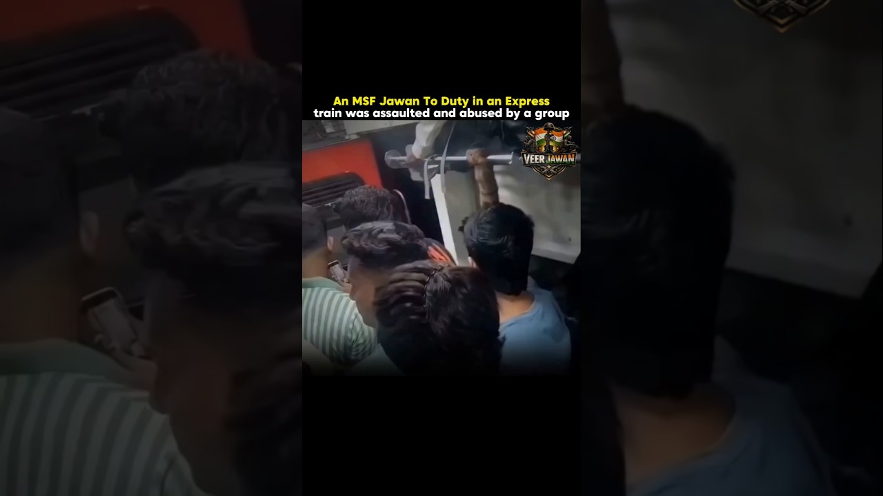 An MSF Jawan To Duty in an Express train was assaulted by a group 🥺💔 #army #shorts #ytshorts #foji