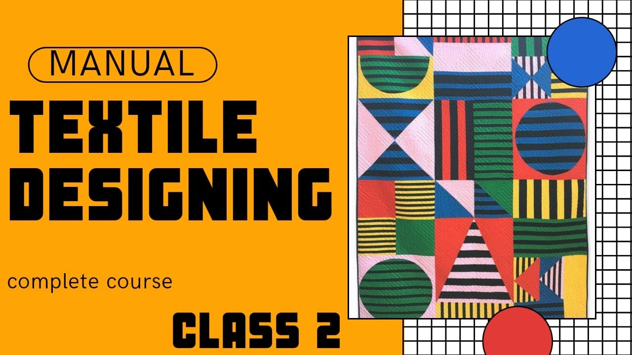Textile Designing Manual Course in اردو / हिंदी CLASS 1/Complete Course