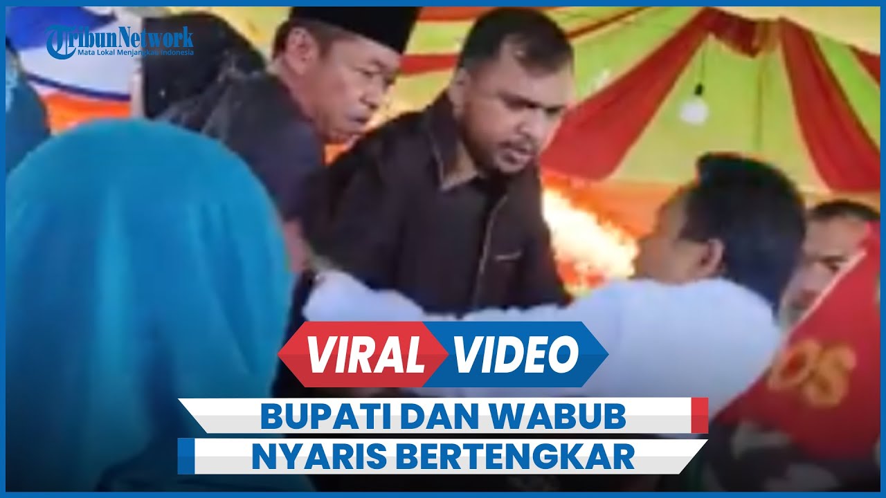 Detik-detik Bupati dan Wakil Bupati Rokan Hilir Nyaris Baku Hantam saat Pelantikan Kepala Desa