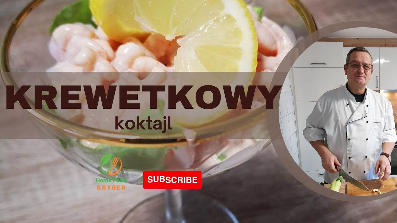 Krewetkowy koktajl, idealnie nadaje się na kolację Walentynkową.