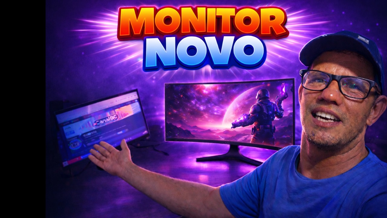 MEU NOVO MONITOR  SUPER ULTRA WIDE CHEGOU!!