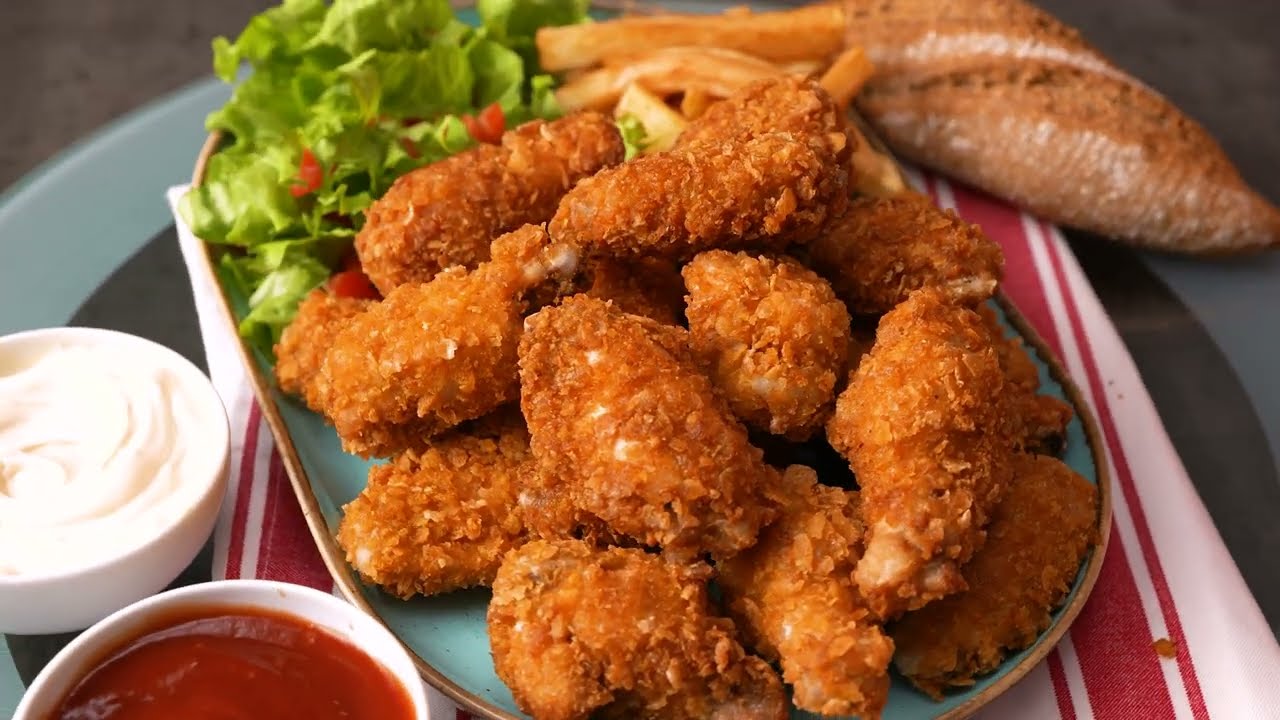 Ailes de poulet croustillantes - Recettes Vidéo