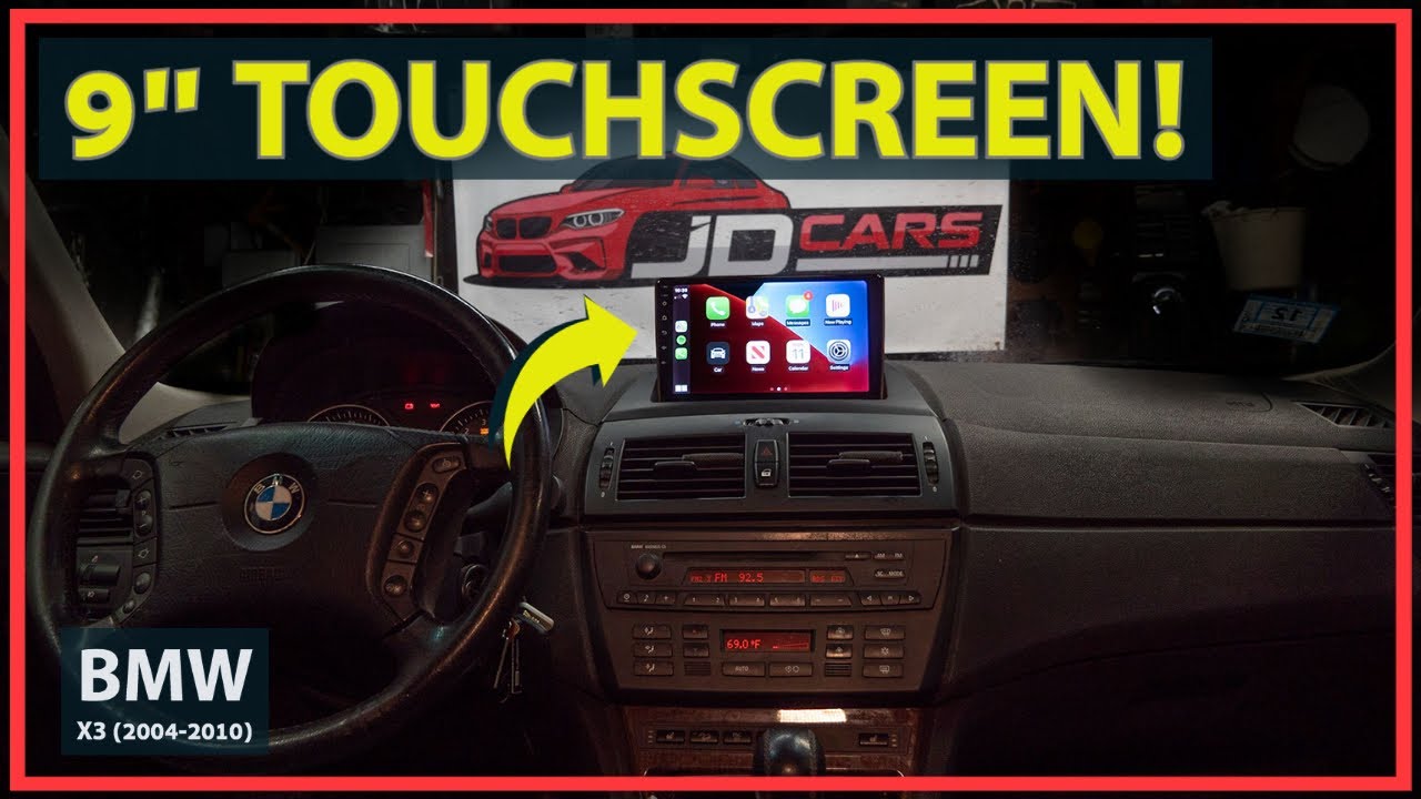 BMW X3 Touchscreen with Apple CarPlay // How to Install (2004-2010)