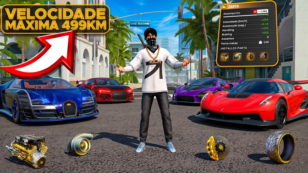 TESTEI OS NOVOS CARROS MAIS R&Aacute;PIDOS DO JOGO! FLEX CITY