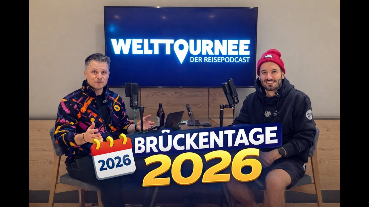 Brückentage 2026: Rettungsplan für den Jahresurlaub | Live Aufnahme vom Reisepodcast