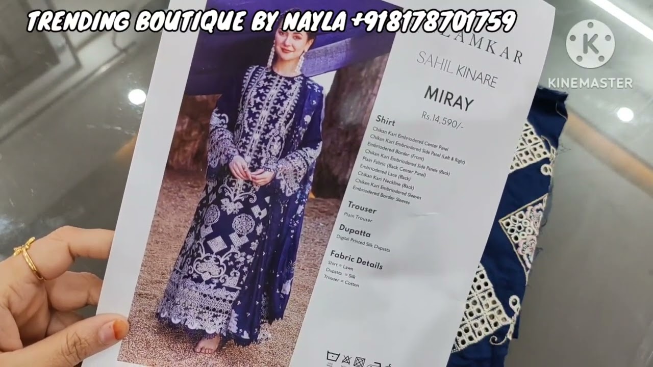 Qalamkar Sahil Kinare- 2024!! Premium Luxury lawn Emb Collection!! Contact - 8178701759