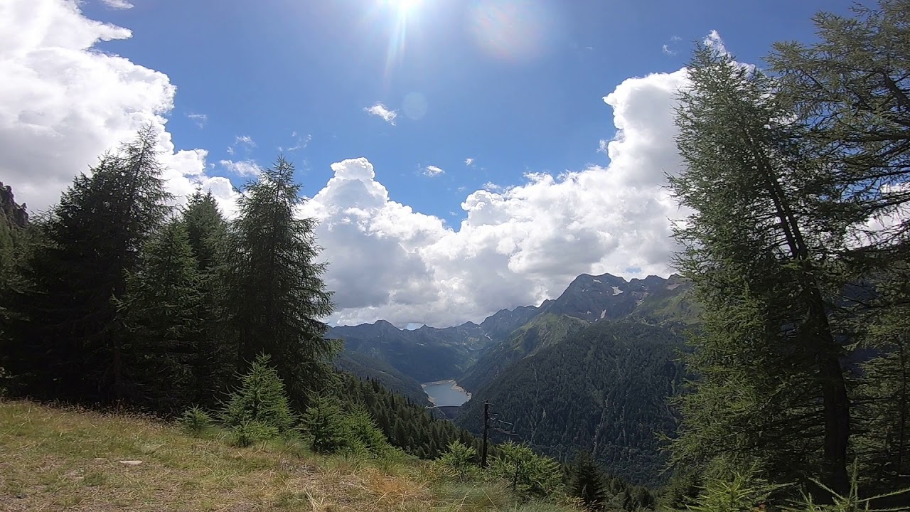 Aprica , diga di Frera e lago di Belviso ...