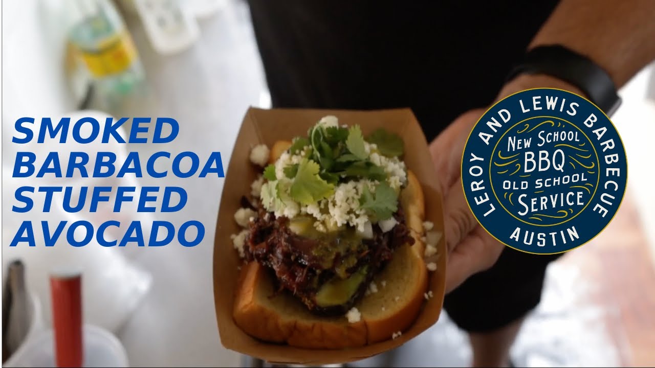 Smoked Barbacoa Stuffed Avocado with LeRoy and Lewis