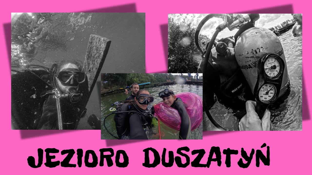 Jezioro Duszatyń - cała rodzina pod wodą :)