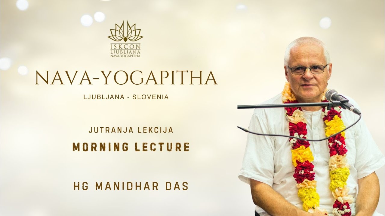 Srimad Bhagavatam 1.12.12 | HG Manidhar das | ISKCON Ljubljana Live