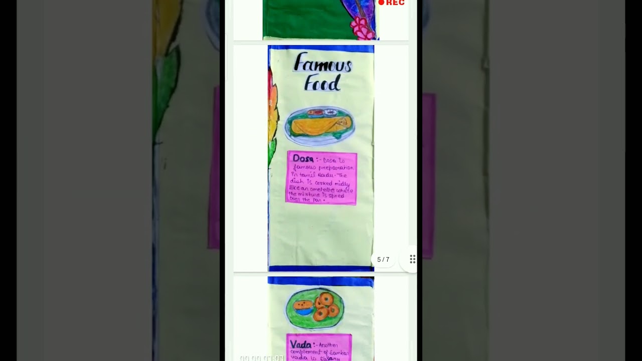 Travel brochure in Tamil Nadu #travelbrochure #project #youtubeshorts #tamilnadu  #trending