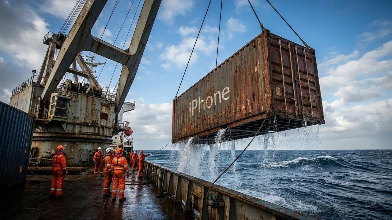 $300M iPhones Container Found Under the Sea | Salvage Recovery