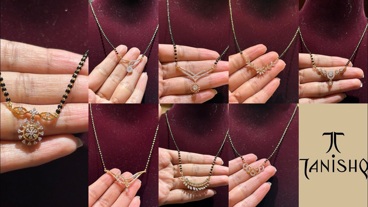 Tanishq Latest Diamond Mangalsutra Collection 💕 || Tanishq Antique Mangalsutra Design 😱 #tanishq 