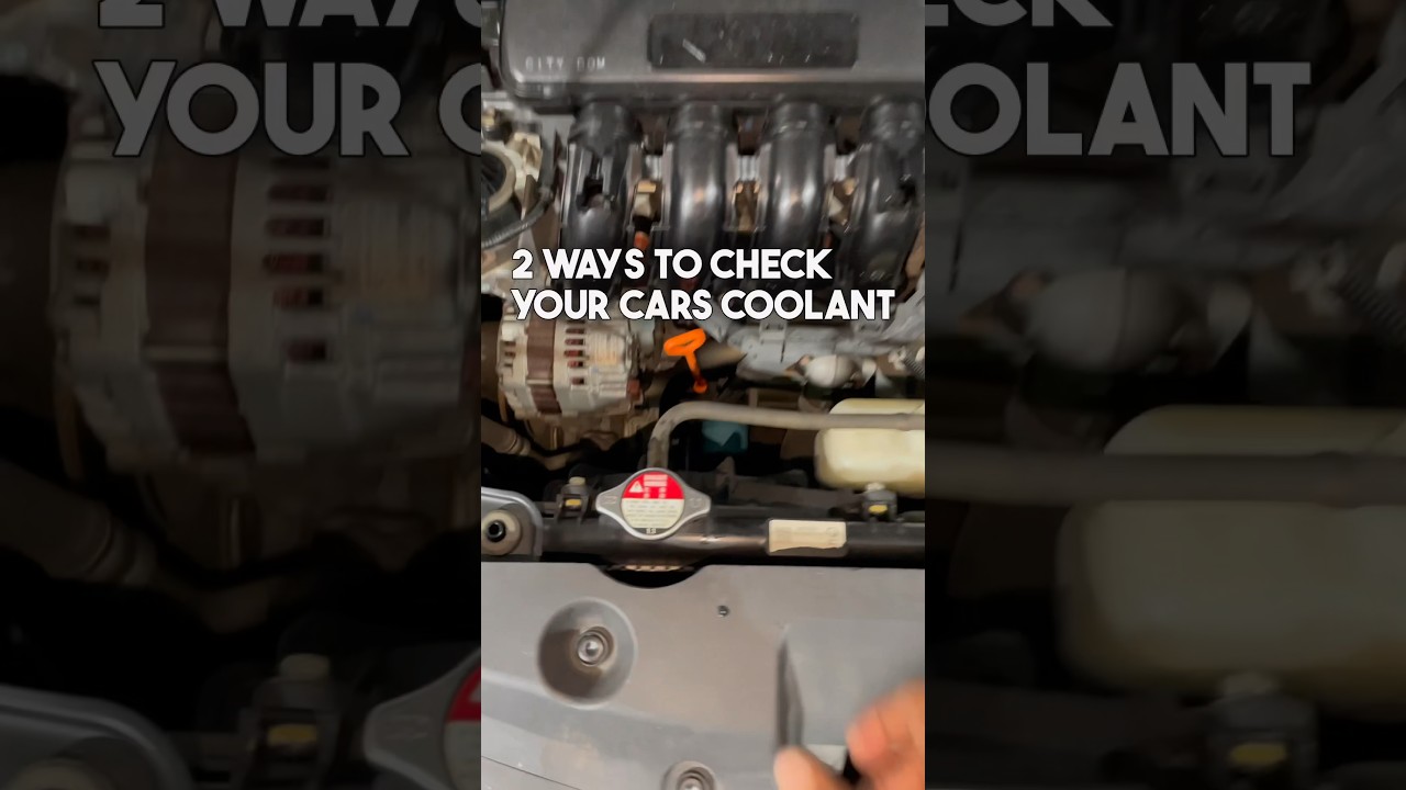How to check coolant level in cars 🚘 | #car #automobile #tips #trending #subscribe #like #follow