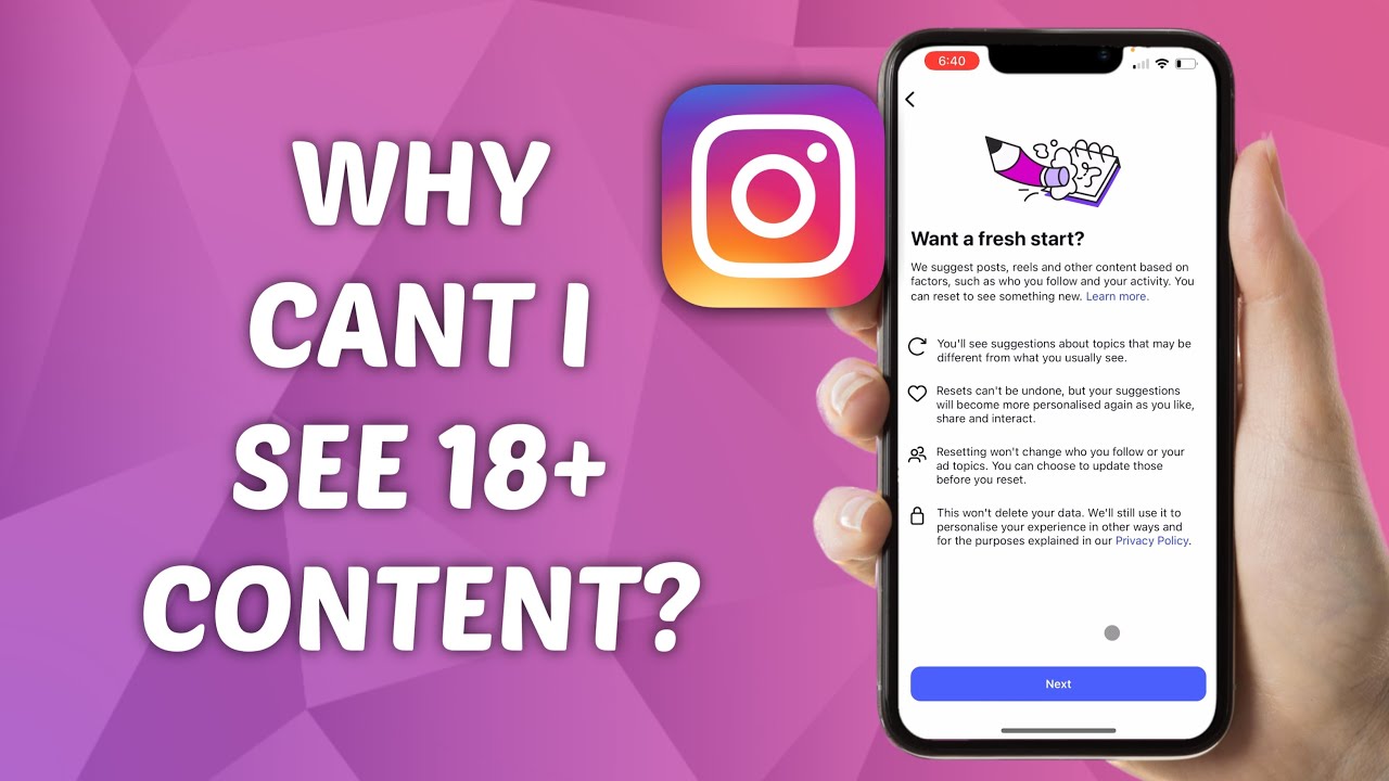 Why Can&rsquo;t I See 18+ Content on Instagram? (Explained)