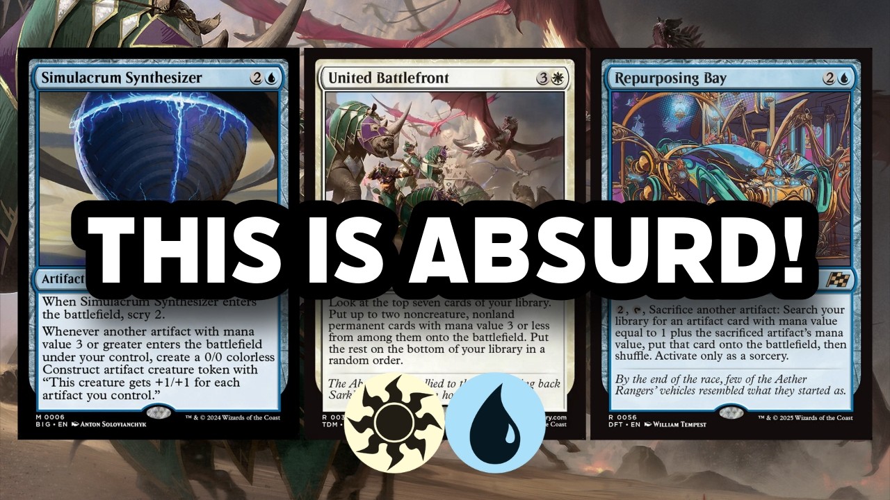 United Battlefront PRINTS Robots! | Standard Ranked | MTG Arena