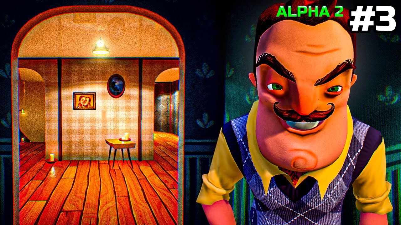 ОГРОМНЫЙ ЛАБИРИНТ В ПОДВАЛЕ У СОСЕДА - Hello Neighbor ALPHA 2 | #3