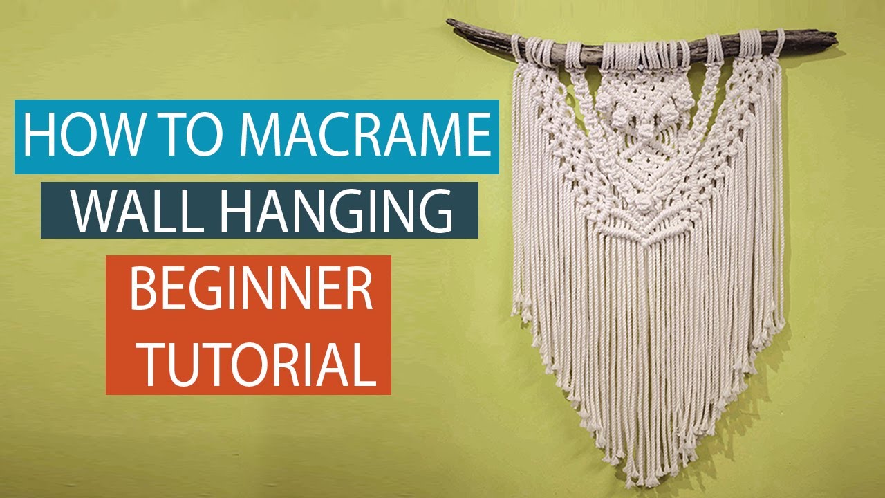 How to Macrame Wall Hanging | Easy DIY for Beginners | Design & Tutorial by LIT decor