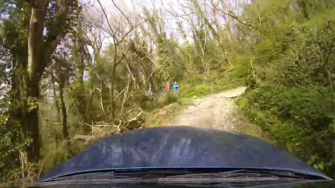 Lands End trial 2022 car 219 Ian and Rory Fitzgerald.