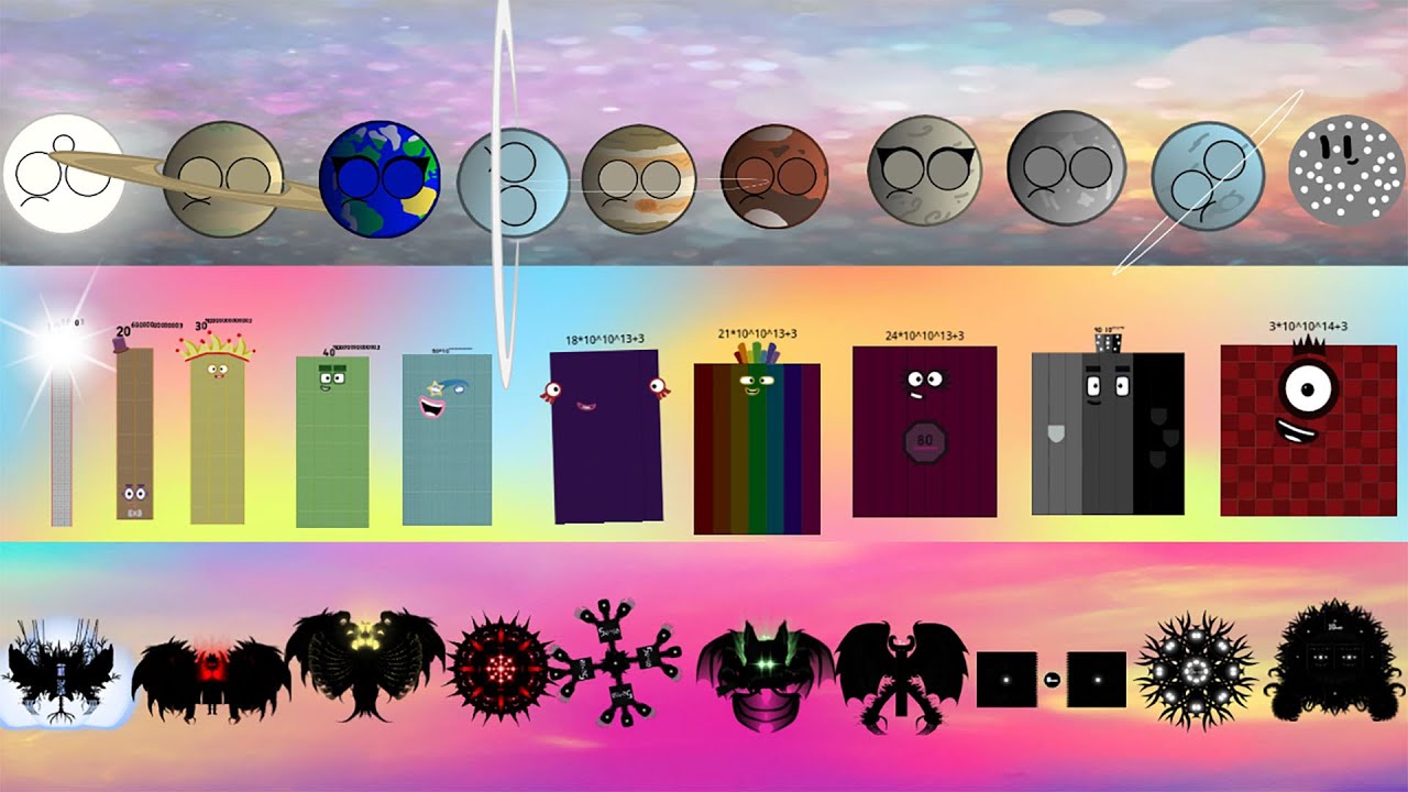 Numberblocks Band Retrillion Remastered 10Decipic 100Centipic remi vs SolarObject Band