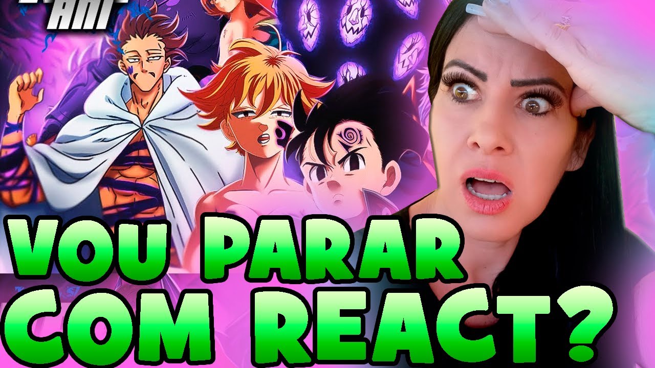 MÃE EVANGÉLICA REACT Rap dos 10 Mandamentos 『 Nanatsu no Taizai 』|ESPECIAL DE 100K| AniRap