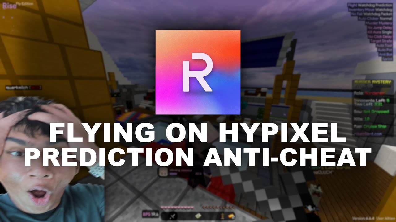 FLYING ON HYPIXEL PREDICTION ANTI-CHEAT | RISE V6