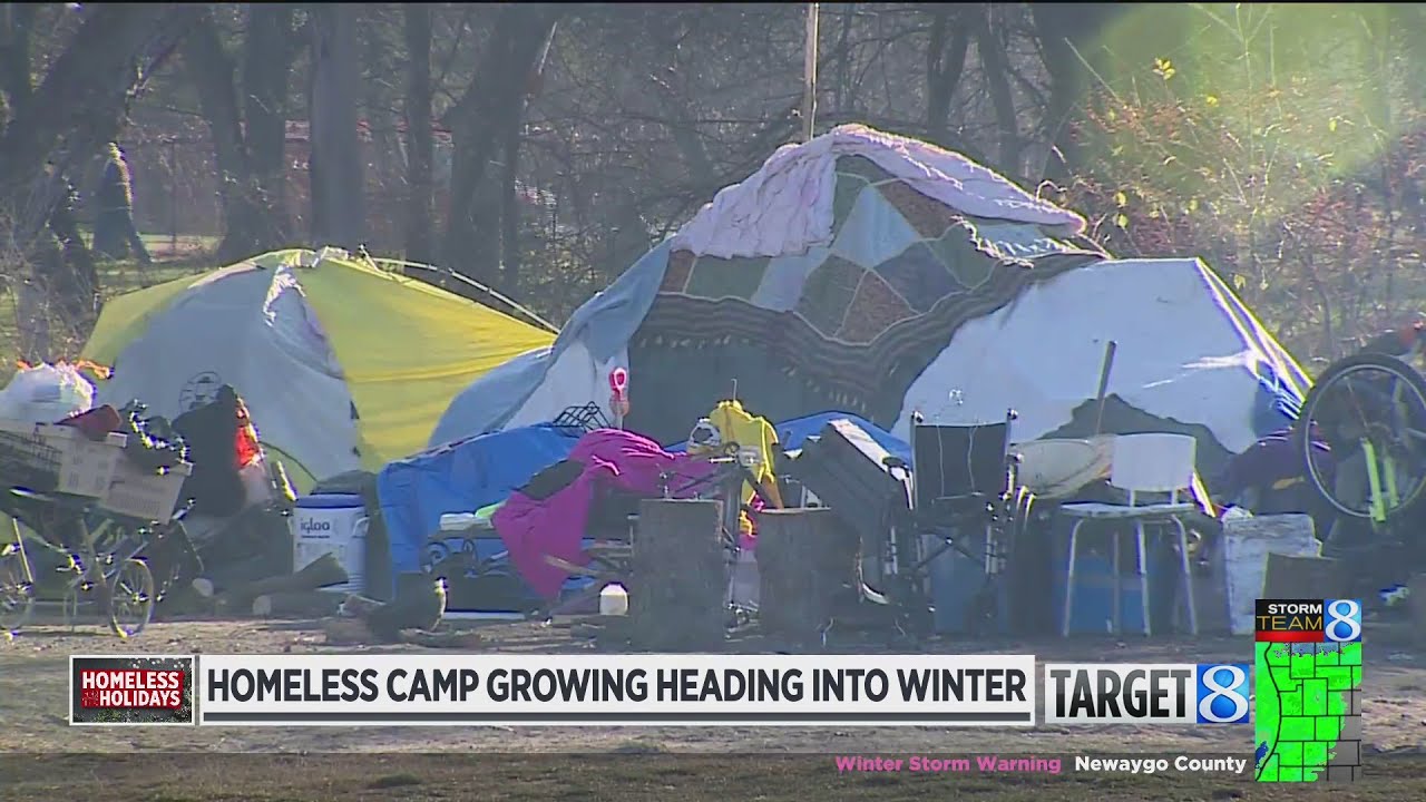 As Kalamazoo homeless camp grows, so do its needs