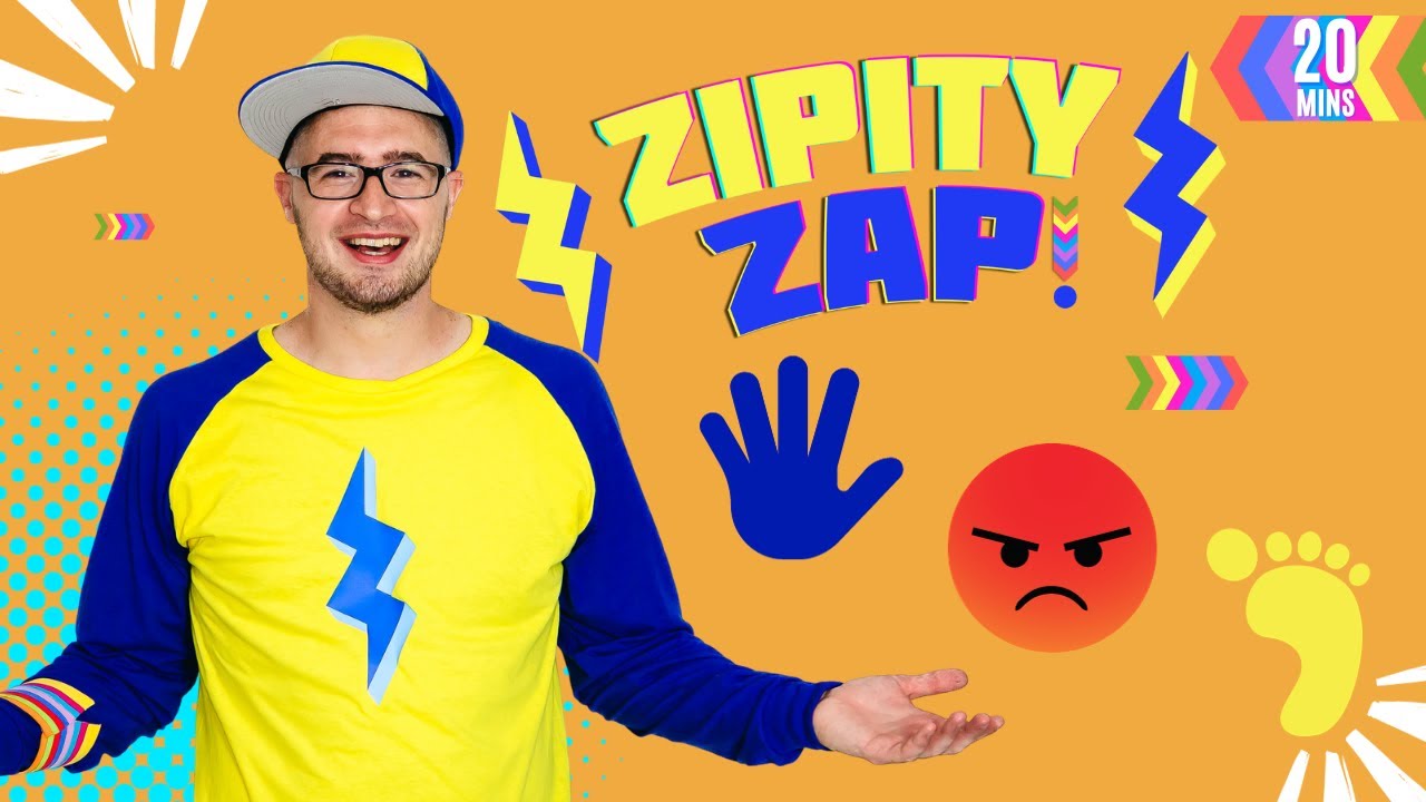 Body Parts and Dealing With Frustration For Kids | ZIPITY ZAP Compilation