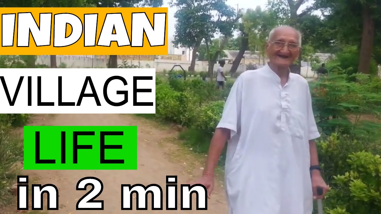 Indian Village Life - Morning Yoga & Exercise in Park