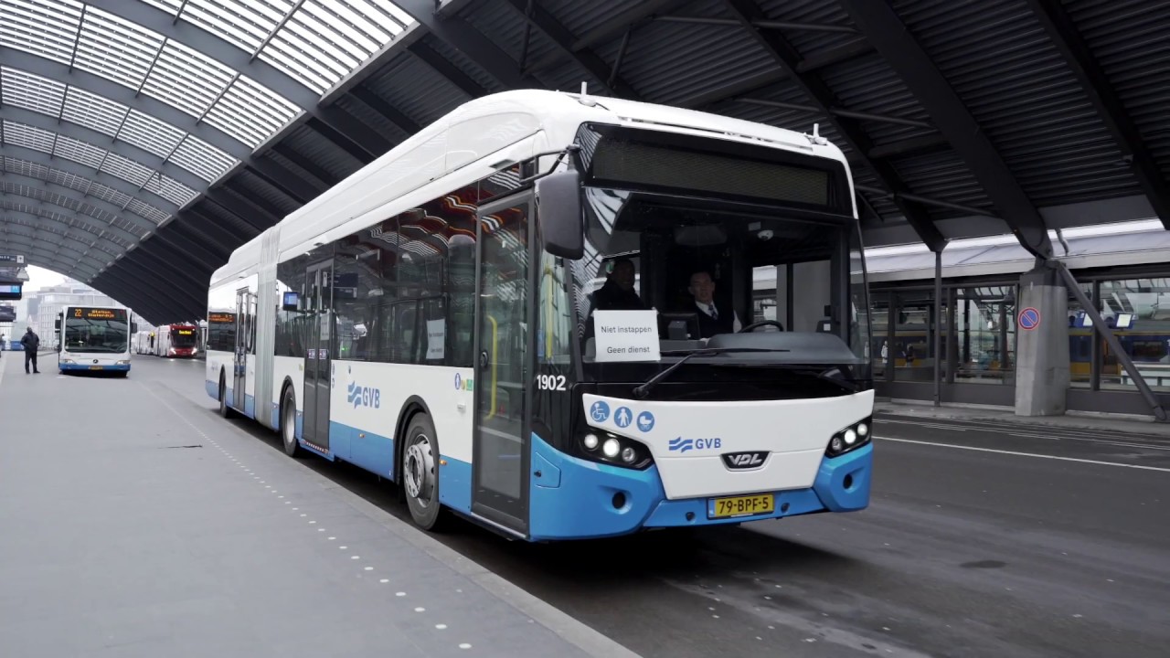 Kennismaking met de nieuwe elektrische bus van GVB