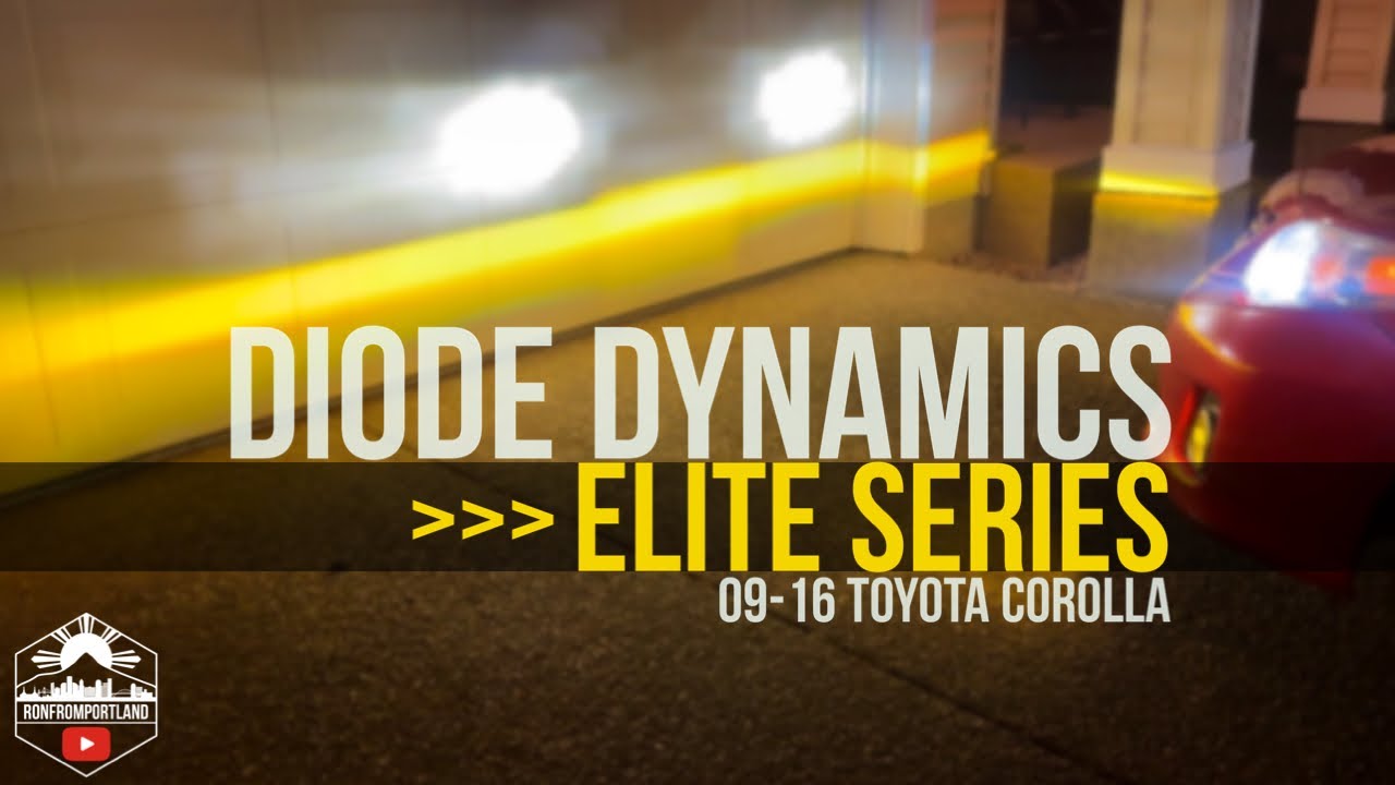 Установка противотуманных фар Diode Dynamics ELITE SERIES! | Toyota Corolla
